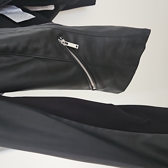 BNWT Vegan Leather Jacket - Picture 3 of 4